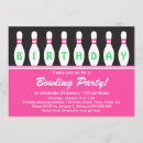 Search for bowling birthday invitations Girls