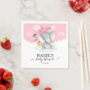 Search for girl elephant baby shower napkins Sweet little peanut