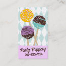 Search for cake pops business cards Baking