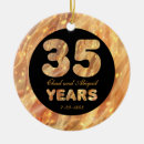 Search for 35th anniversary ornaments Gold