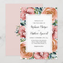 Search for orange rose wedding invitations Coral