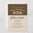 Search for brown birthday invitations Simple