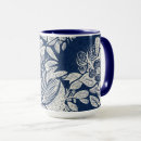 Search for indigo blue mugs Flowers