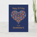 Search for sweetheart birthday cards Pretty