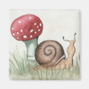 Recherche de champignons rouges magnets Nature