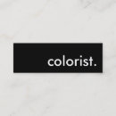 Recherche de coloriste cartes visite Salon