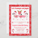 Search for candy cane birthday invitations Red