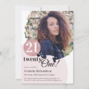 Search for rose gold 21st birthday invitations Adult birthday party