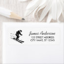 Search for skier return address labels Skis