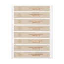 Search for oak leaf return address labels Thanksgiving