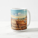 Recherche de souvenir rome tasses Vintage