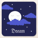 Recherche de lune dessous de verres Ciel nocturne