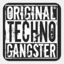 Search for techno music stickers Rave