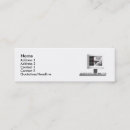 Recherche de conception web mini cartes visite Internet