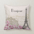 Search for paris fashion pillows Eiffel tower