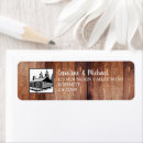 Search for lodge return address labels Rustic