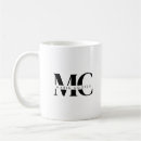 Search for elegant stylish and sophisticated mugs Typography aesthetic monogram
