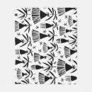 Search for black and white nature blankets Illustration