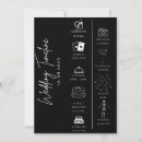 Recherche de chronologie mariage invitations Noir