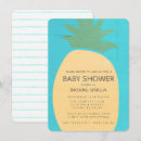 Recherche de ananas bleu invitations Baby