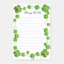 Search for clover leaf post it notes To do list