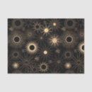 Search for black and gold tissue paper Retro