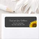 Search for rustic sunflower return address labels Yellow flower