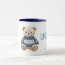 Search for teddy bear birthday mugs Blue