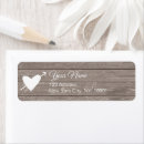 Search for heart and arrow return address labels Bride