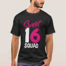 Recherche de sweet 16 tshirts Célébration