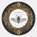 Search for gold bee stickers Homemade