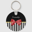 Search for stripes on white keychains Elegant