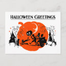 Search for vintage halloween art postcards Black cat