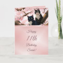 Recherche de fleurs de chat vœux cartes Pour enfants