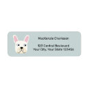 Search for bulldog return address labels Frenchie