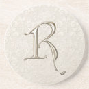 Search for monogram damask coasters Initials