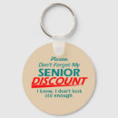 Search for discount keychains Senior