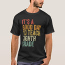 Search for 8th grade teacher tshirts It's