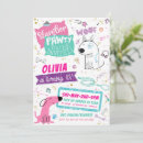 Search for dog pawty invitations Girls