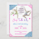 Search for gymnastics birthday invitations Glitter
