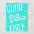 Recherche de positive vibes cartes postales Typographie