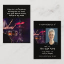 Search for drummer invitations Funeral