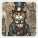 Search for victorian cats stickers Steampunk