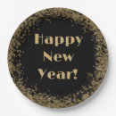 Search for happy new year paper plates Chic