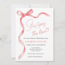Search for ribbon bridal shower invitations Watercolor