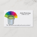 Search for painting company business cards Decorating