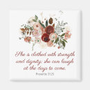 Search for christian mothers day magnets Proverbs 31 25