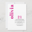 Search for modern 21st birthday invitations Unique