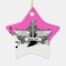 Search for hot pink ornaments White
