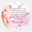 Search for babyshower girl stickers Thankyou
